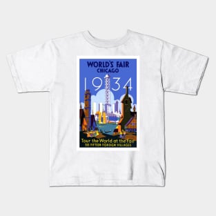 World's fair Chicago 1934 Kids T-Shirt